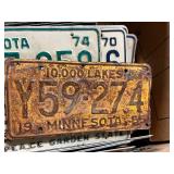 2 Boxes of License Plates