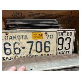 2 Boxes of License Plates