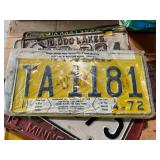 2 Boxes of License Plates including 1948 MN in Original Package & Many More