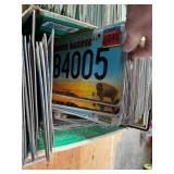 2 Boxes of License Plates including 1948 MN in Original Package & Many More