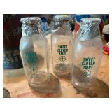 Mixed Vintage Lot - Grain Belt Cans, Sweet Clover Dairy Milk Jugs & Scott