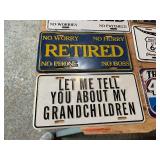 Novelty License Plates & Holders, Most New & Sealed