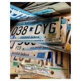 Box of License Plates