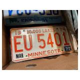 Box of License Plates