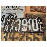 1911 MN Porcelain Plate, 1916 Ohio, 1949 MN Matching Plates & Many More High Value Plates