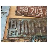 1911 MN Porcelain Plate, 1916 Ohio, 1949 MN Matching Plates & Many More High Value Plates