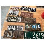 1911 MN Porcelain Plate, 1916 Ohio, 1949 MN Matching Plates & Many More High Value Plates