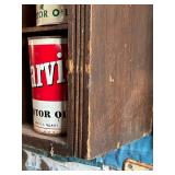 Antique Wood Display Cabinet