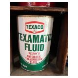 All Oil Cans Pictured in Cabinet