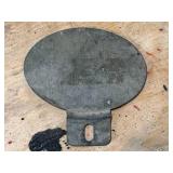 State Farm Mutual Auto Ins Co License Plate Tag, Vintage Wrenches & Street Work Sign