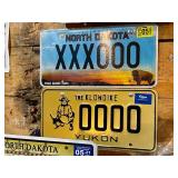 License Plates on Shelf & Wall