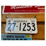 License Plates on Shelf & Wall