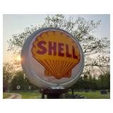 Shell Replica Gas Pump Globe