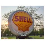 Shell Replica Gas Pump Globe
