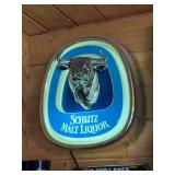 Schlitz Malt Liquor Light Up Sign