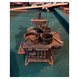 Cast Iron Miniature Stove Set
