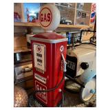 Gas Pump Decor with Shelves Inside - 33" Tall