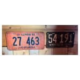 Vintage License Plates