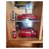 2 Texaco Trucks & Gas Pumps