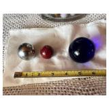 Vintage Marbles including Jar of Vintage Jabo