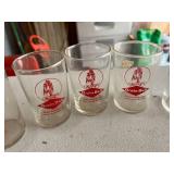 Vintage Grain Belt Beer Glasses