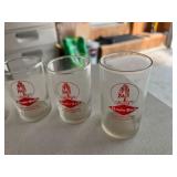 Vintage Grain Belt Beer Glasses
