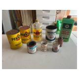 Vintage Oil Cans, Bottles & Misc