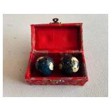 Vintage Three Treasure Chime Balls in Box