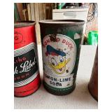 Vintage Soda & Beer Cans, Pabst Blue Ribbon Glass