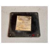 Porcelain Contains Lead Pump Sign