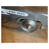 Restored Fire Dept Chief Pedal Car