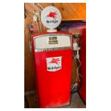 Gasboy Mobilgas Gas Pump with Reproduction Globe