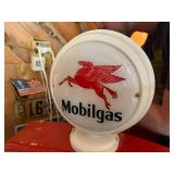 Gasboy Mobilgas Gas Pump with Reproduction Globe