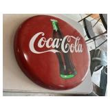 Reproduction Coke Button Sign