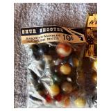 Sealed Packages of Vintage Marbles