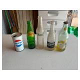 Old Soda Bottles & Can