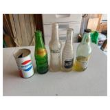 Old Soda Bottles & Can