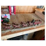 Cast Iron Wagon & Horses