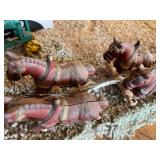 Cast Iron Wagon & Horses