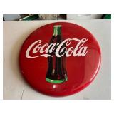 Reproduction Coke Button Sign