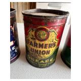 Vintage Grease Cans