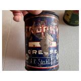 Vintage Grease Cans