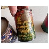 Vintage Grease Cans