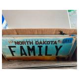 Box & Bag of License Plates