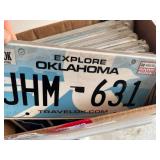Box & Bag of License Plates