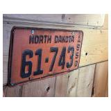 1950 ND License Plate