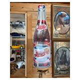 Pepsi-Cola Reproduction Bottle Sign