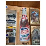 Pepsi-Cola Reproduction Bottle Sign