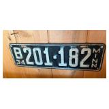 3 Vintage License Plates - MN 1926, 1934 & 1941