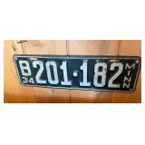 3 Vintage License Plates - MN 1926, 1934 & 1941